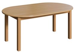 Ovaltisch 140 x 80 cm, versandkostenfrei